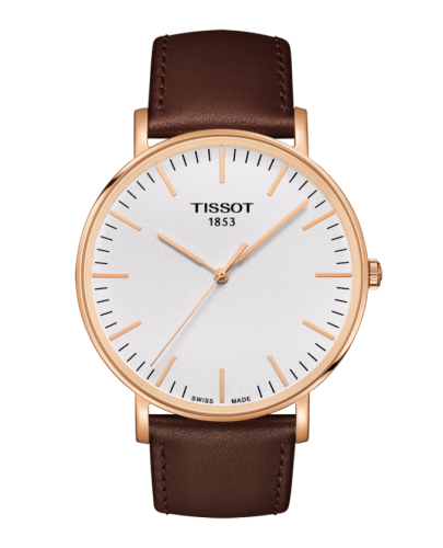 Tissot Everytime Large Rose Gold PVD / Silver / Strap